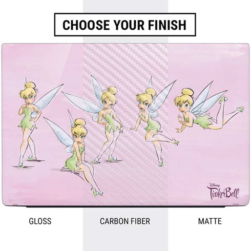 Disney Tinker Bell Water Color Art Poses Dell Vostro Skin